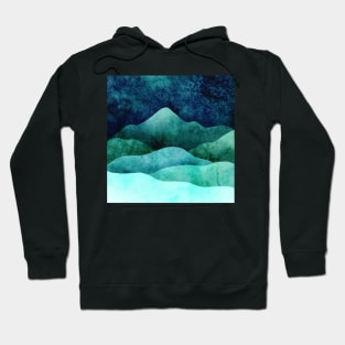 A Stroll through the Mountains // Negative Watercolour Painting Hoodie